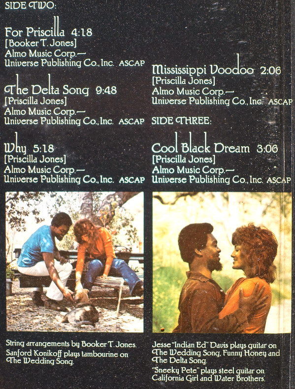 【USオリジナル/白プロモ】BOOKER T. & PRISCILLA JONES / HOMEGROWN Booker T. Jones \u0026 Priscilla Jones - Booker T. \u0026 Priscilla 1971