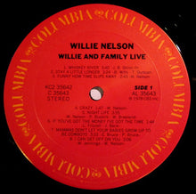 Load image into Gallery viewer, Willie Nelson | Willie And Family Live
