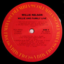 Load image into Gallery viewer, Willie Nelson | Willie And Family Live
