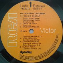 Load image into Gallery viewer, Os Originais Do Samba | É Preciso Cantar
