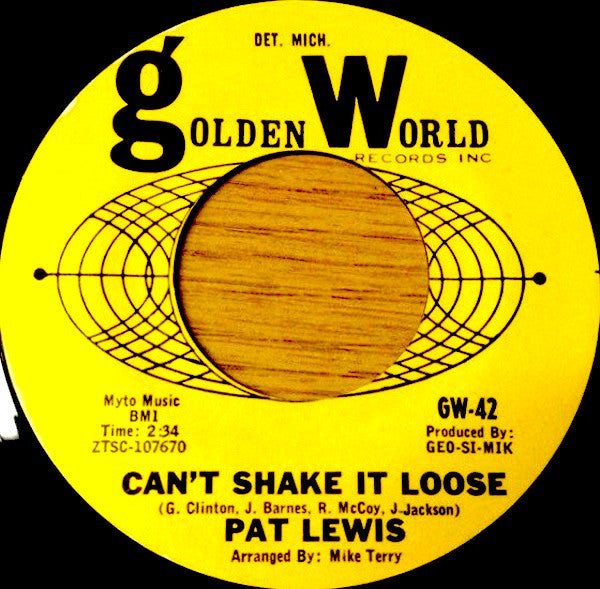 Pat Lewis | Can't Shake It Loose / Let's Go Together