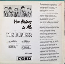 Load image into Gallery viewer, The Duprees | You Belong To Me
