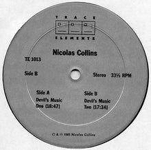Load image into Gallery viewer, Nicolas Collins | Devil&#39;s Music

