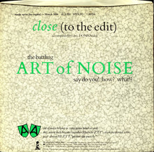 Load image into Gallery viewer, The Art Of Noise | Close (To The Edit)
