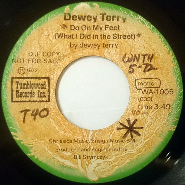 Dewey Terry | Do On My Feet (What I Did In The Street)