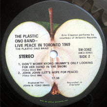 Load image into Gallery viewer, The Plastic Ono Band | Live Peace In Toronto 1969
