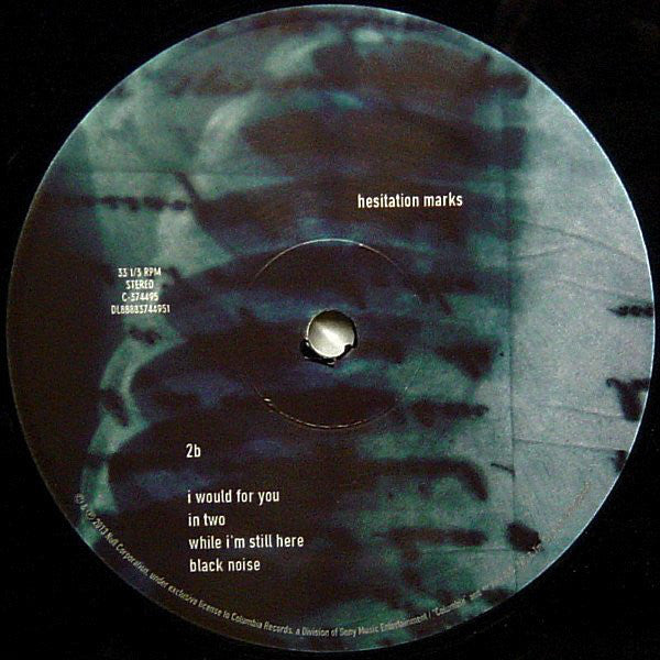 洋楽 nine inch nails Hesitation Marks vinyl Nine Inch Nails Hesitation Marks 180g 2LP
