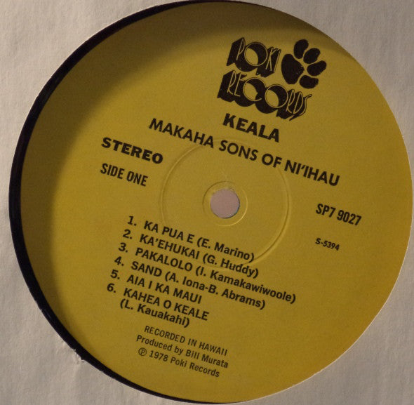 Makaha Sons Of Ni'ihau 1978 Used LP 【公式通販】