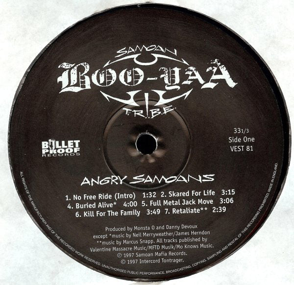 Boo-Yaa T.R.I.B.E. | Angry Samoans – Tunnel Records