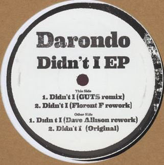 Darondo | Didn't I EP (New)