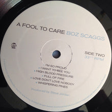 Load image into Gallery viewer, Boz Scaggs | A Fool To Care
