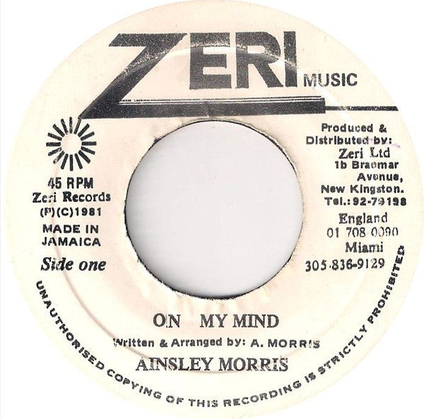 Ainsley Morris | On My Mind