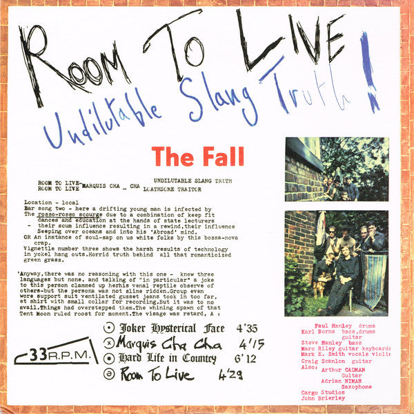The Fall | Room To Live (New)