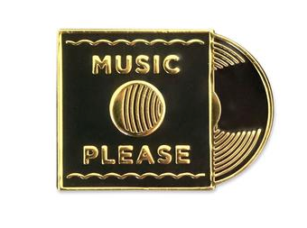 Music Please Enamel Pin