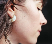 Load image into Gallery viewer, Moon Earrings by Mountainside Handmade Jewelry
